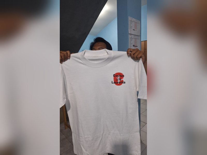 Kaos sablon Cactus De Laurents